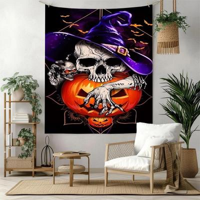 Halloween Wall Decor Tapestry Art For Pet Memorial Birthdaywedding Party Backdrop Family Gift