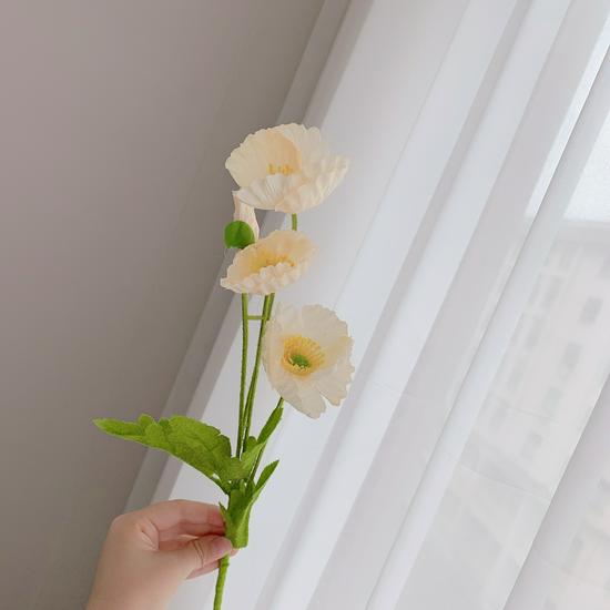 Korean Artificial Corn Poppy Bouquet - Room Decor & Photo Props