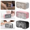 Bluetooth Wecker Großer LED-Bildschirm Anzeige Kalender Timer Bluetooth Lautsprecher Heimdekoration