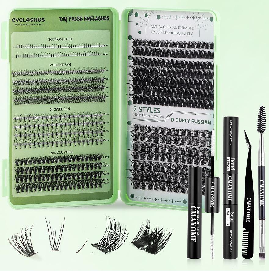 Diy Single Tuft Eyelash Book False Eyelashes Natural Thick D Song Segmented Grafting Eyelashes