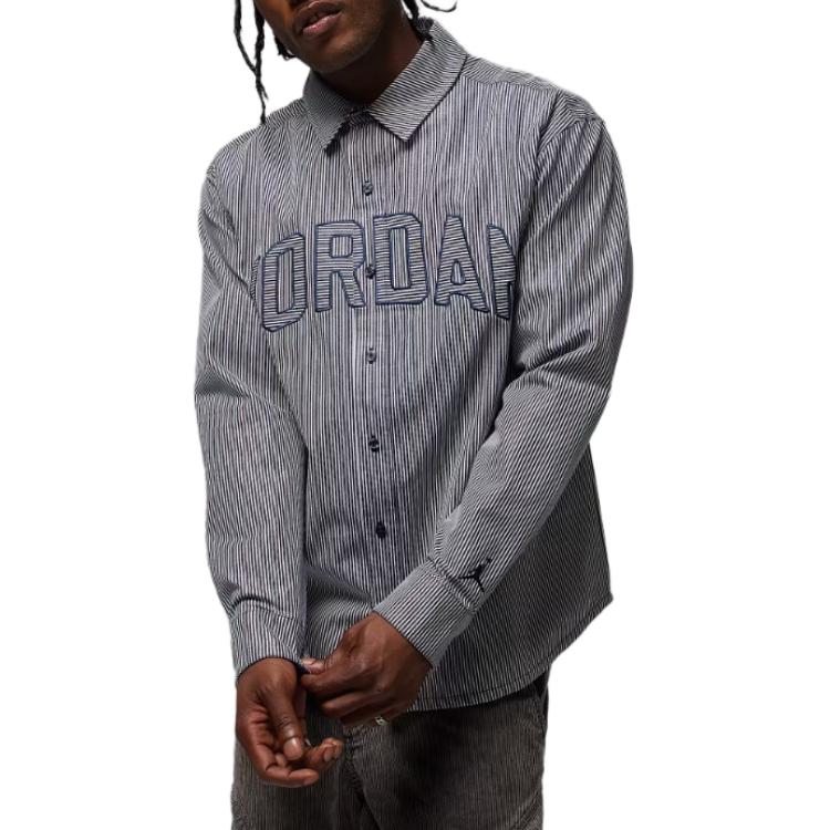 Jordan Flight Men s Oxford Long-Sleeve Top IB0317-451 L