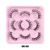 5 Pairs Of False Eyelashes, Roll D Song, Thick Curled Eyelashes