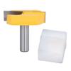 Cleaning Bottom Bit 12in Shank Woodworking Router Milling Cutter Grooving Tool Dia 57mm