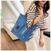 Canvas Tote Bag For Women Large Capacity Casual Shoulder Crossbody Urban Style