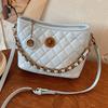 IELGY Fashionable All-Match Commuter Shoulder Messenger Bucket Bag