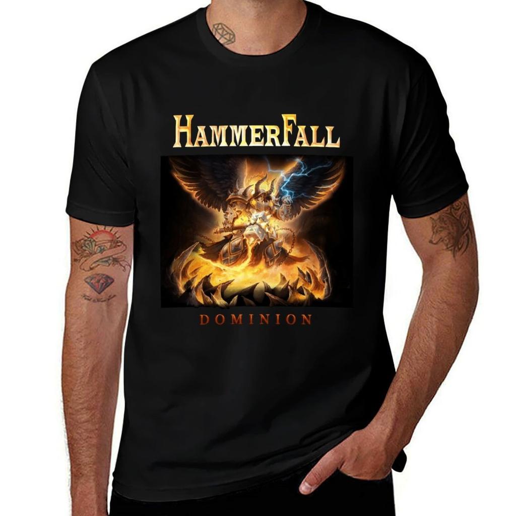 HammerFall-Dominion-T-Shirt-Unisex-Rock-Band