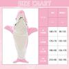 Formemory Shark Sleeping Bag Kigurumi Cute Shark Flannel Soft and Cold Weather Lightweight and and Winter Pajamas One Pajamas, Pajamas, Comfortable,