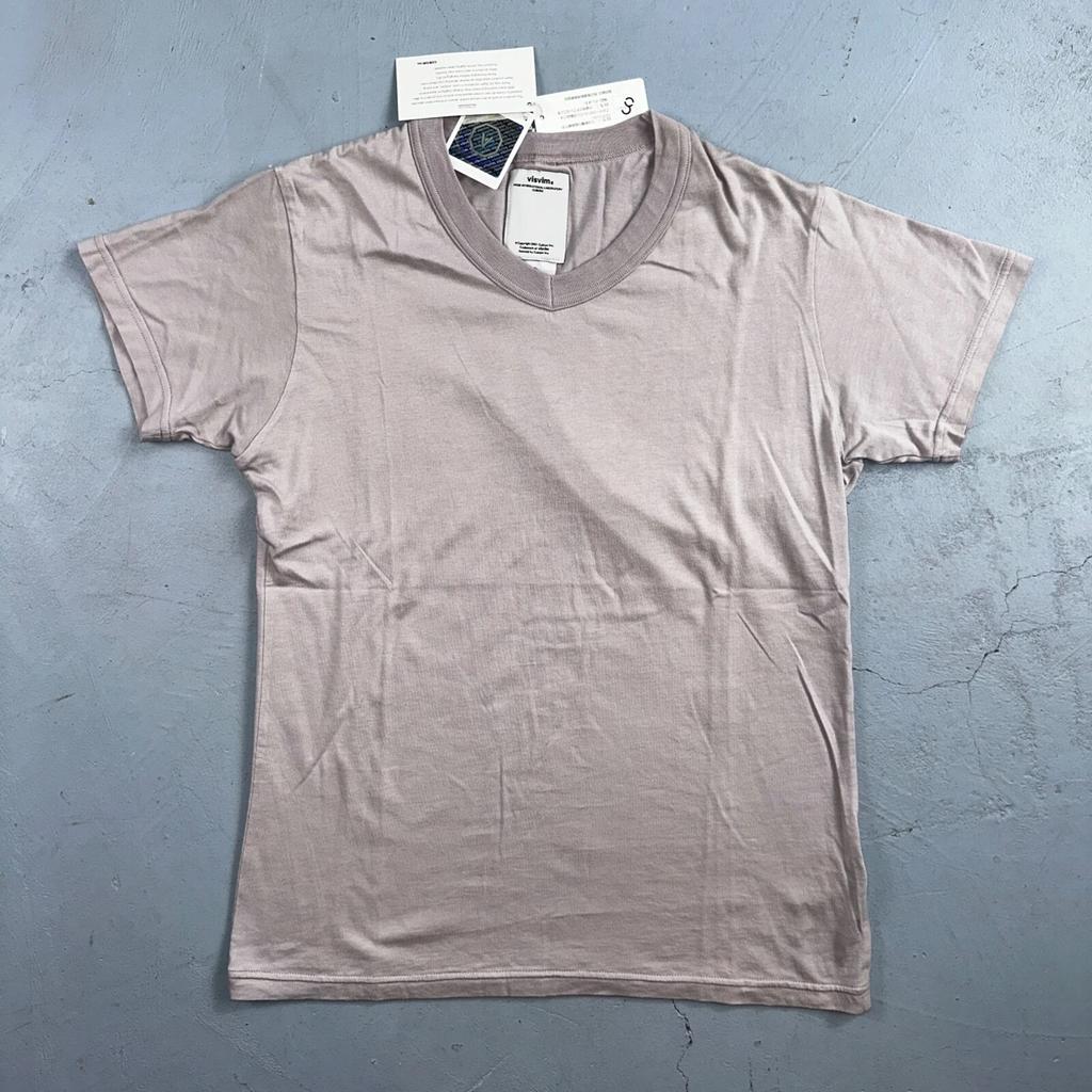 Visvim NWT V-Neck S/S Luxsic Light Purple Small 100% Authentic T Shirt Rare
