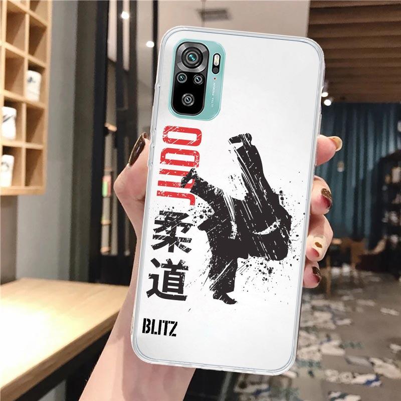 Judo Jiu Jitsu BJJ Brazilian Soft Phone Case For Xiaomi Redmi Note 14 14S 13 12S 12 11S 11 11E Pro Plus 11T 10S 10 9S 5G Pattern