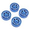 4pcs 1.3 Inches Wheels   Aluminum Alloy 6 Holes Wheel   Hubs for      1/18 RC Crawler