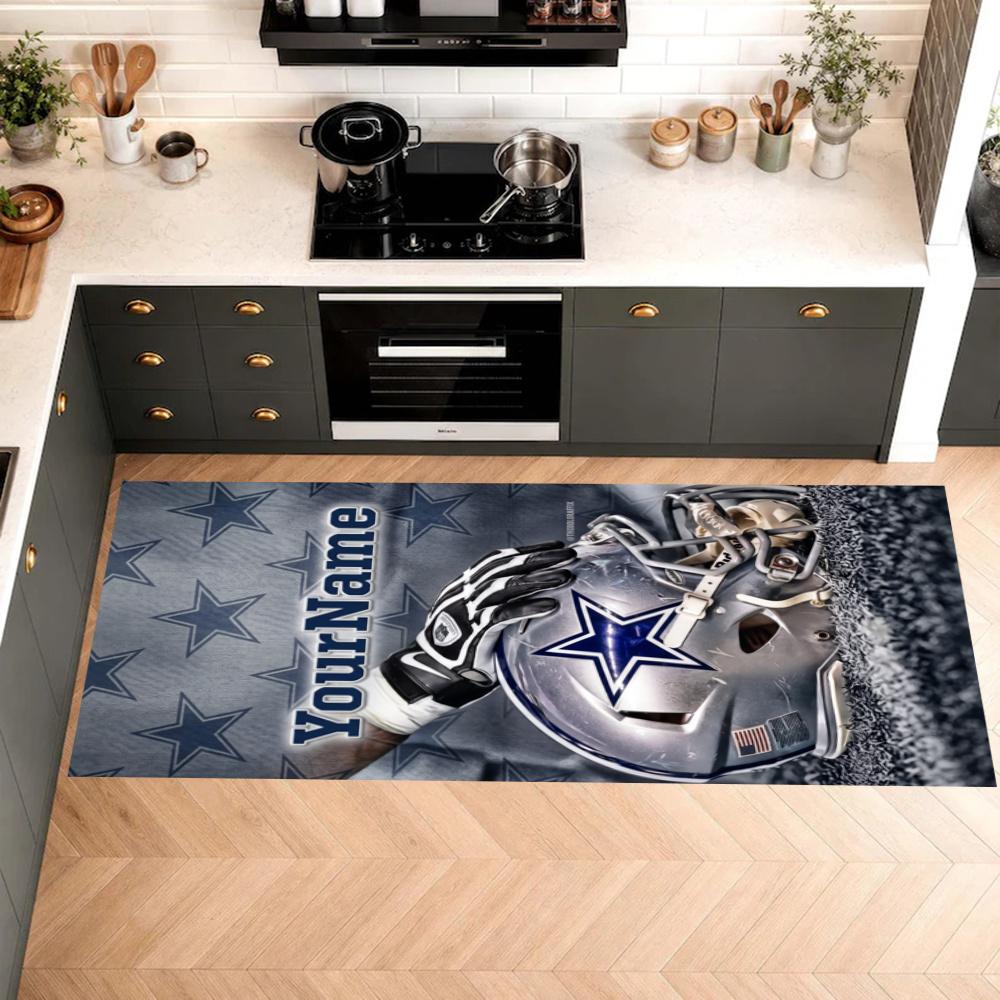 Dallas Customize Your Name Kitchen Rug Runner Rug Laundry Mat Hallway Entryway The Best Gift Choice