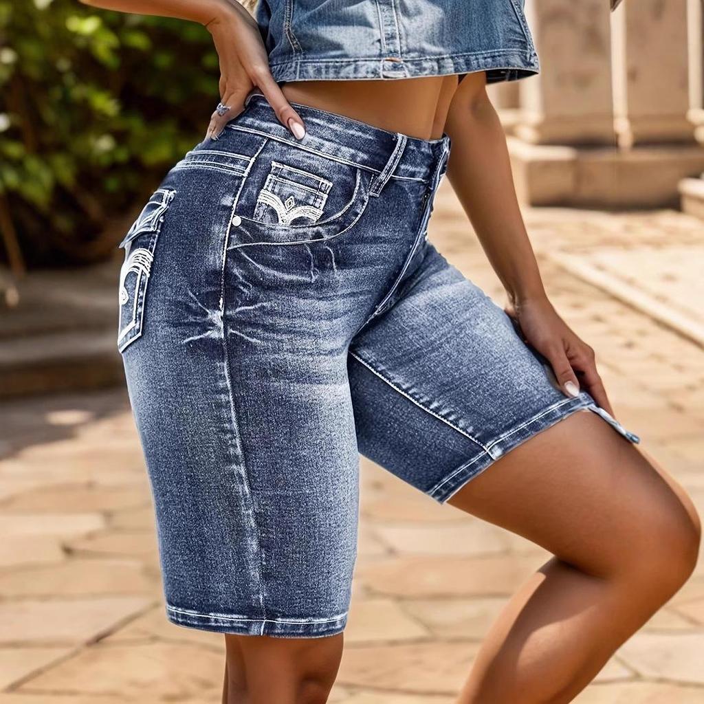 2025 European & American Plus Size Women's Slimming Versatile Casual Straight Fit