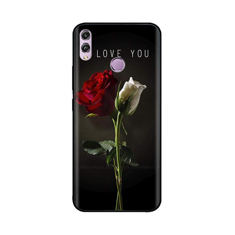 For Huawei Honor 8X Case Silicon Soft TPU Cartoon Painted Back Cover Phone Case for Huawei Honor 8X 8 X Honor8x Cases Bumper