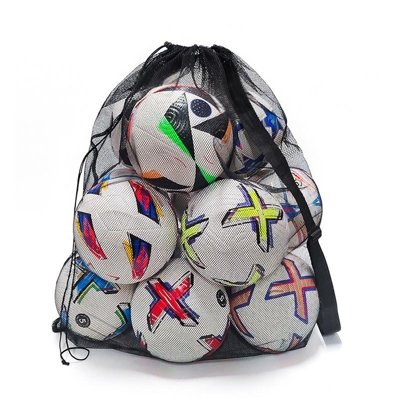 Large Capacity Sports Ball Storage Net Bag for Basketball, Football, Volleyball, and Tennis