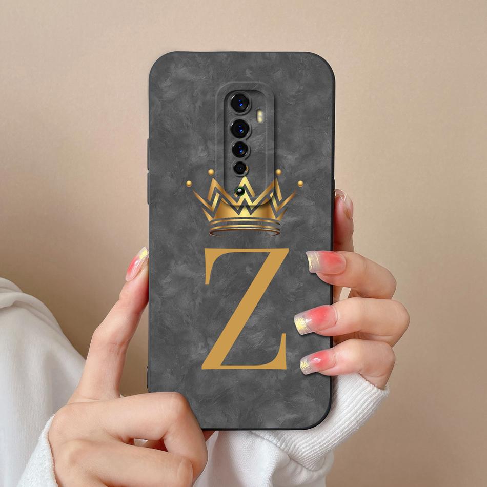 For Oppo Reno 2 2Z 2F Phone Case Creative Letters Camera Protection Bumper For Oppo Reno2 Soft Smooth Liquid Silicone Back Cover