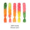 MERISIHAIR Single Ombre Color Synthetic Hair Extension Crochet Twist Jumbo Braiding Long Hair