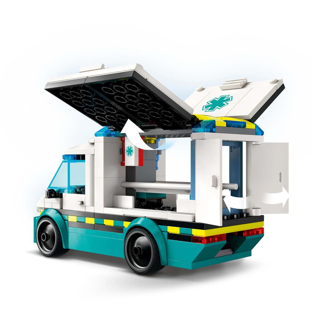 LEGO City Ambulance Toy Birthday Present Blocks Educational Boy Girl Kids Age 5 6 7 8 Vehicle Car Mini Car 60451