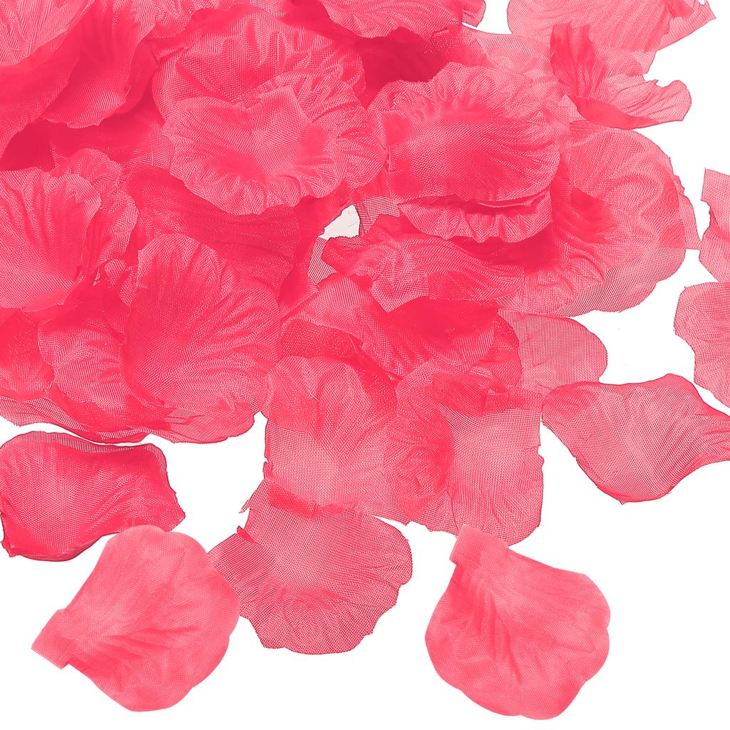 1000Pcs Artificial Rose Petals Fake Flowers Silk Petal Decoration Supplies for Romantic Night Wedding Party Event Decor