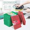 5Pcs Abrasive Hand Scouring Pad Abrasive Sponge Scourer Pads Polishing Cleaning Tools Square Nylon Scouring Pad