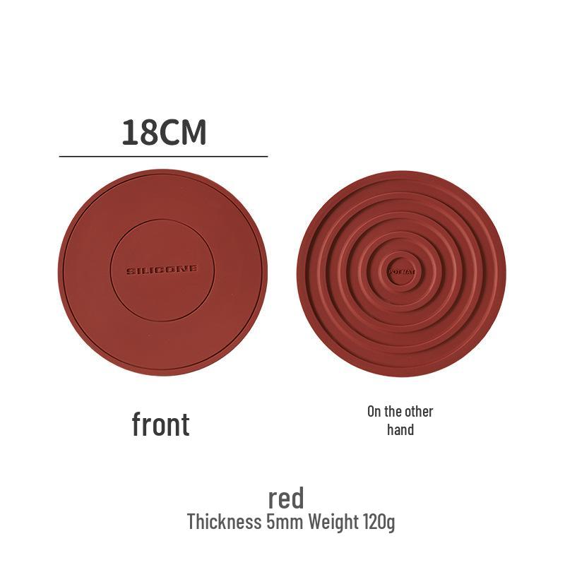 Silicone Heat-Resistant Mat for Table, Pot, Cup, Bowl, Dish, Plate, and Casserole - Anti-Scald, High-Temperature Dining Table Protector.