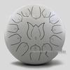 Chinese Style 13-Tone Lotus Steel Tongue Drum (12-inch): Ethereal Children's Educational Percussion Instrument