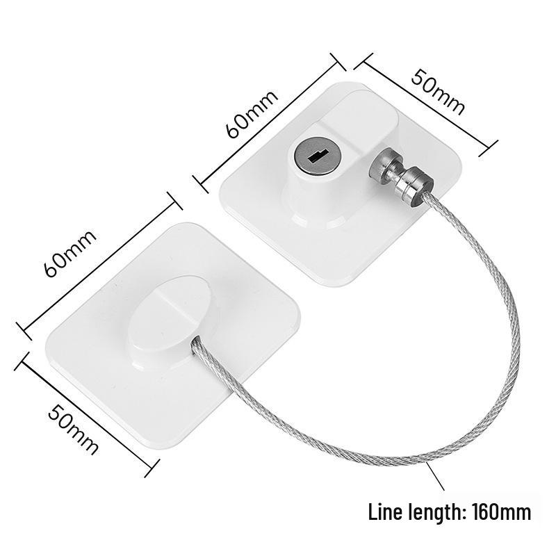 Child Safety Combination Lock for Windows and Refrigerators