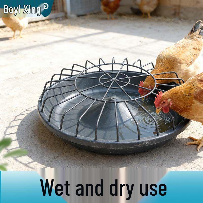 Automatic Thickened Chicken & Water Feed Trough for Free-Range Poultry
