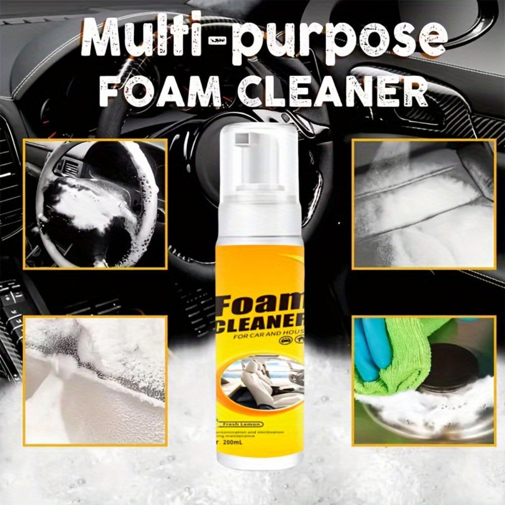 1PC Multifunctional foam cleaner for car interior decontamination, roof seat foam cleaning