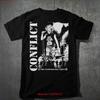 NEW Conflict Album Band Poster Gif For Fan All Size S To 5XL T Shirt S6144 Vintage Washed Breathable Casual Slightly
