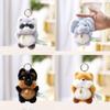 Plush Dog Keychain With Polyester Fiber Soft Toy For Girls Gift Collection