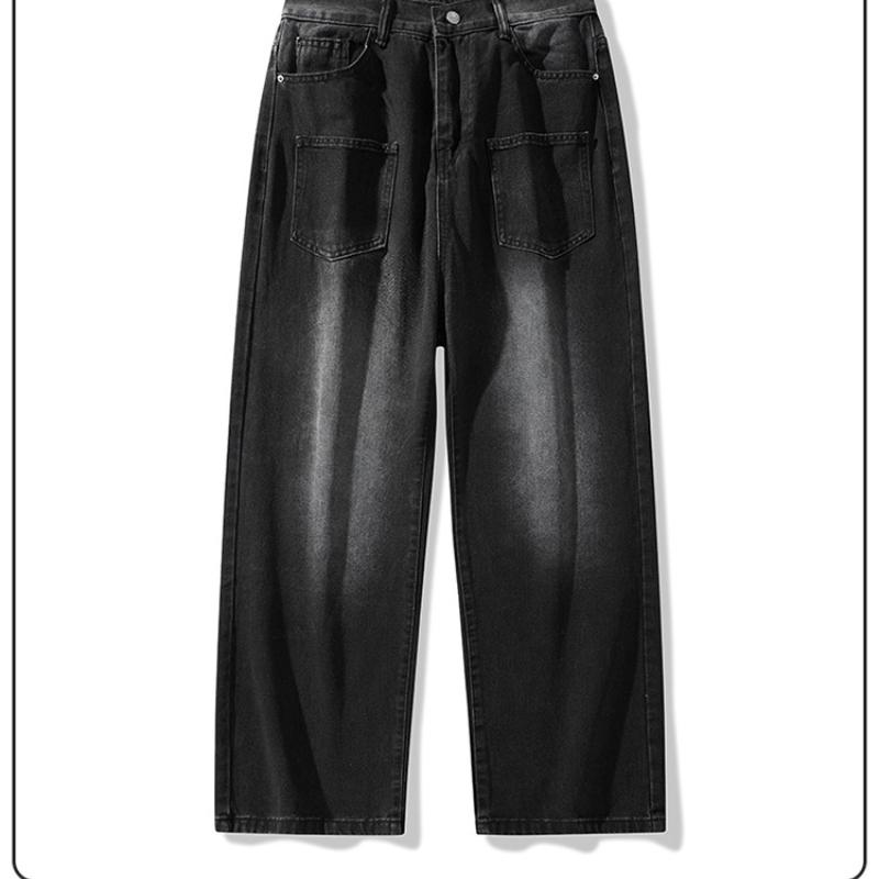 

Американские Ретро Джинсы Мужские Американские Ретро Весна и Осень Прямые Свободные Повседневные 3XL