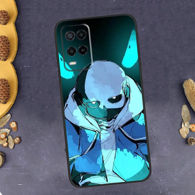 Game Undertale Sans Phone Case For Oppo A40 A60 A80 A78 A98 A18 A38 A58 A74 A94 A54 A16 A76 A96 A15 A17 A77 A57S
