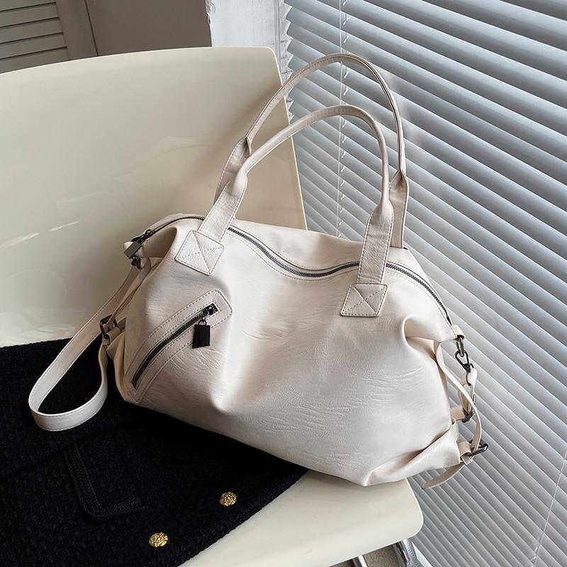 

Women handbag Large capacity new winter Soft PU leather Ladies big Totes design female Shoulder bags Travel shopping bags 43X26.5X15CM белый