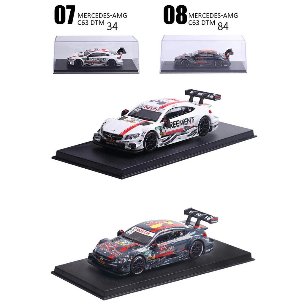 Model auta Benz AMG C63 DTM v měřítku 1/43, stahovací autíčko pro děti Batole Kluci Dívčí Kolekce dárků