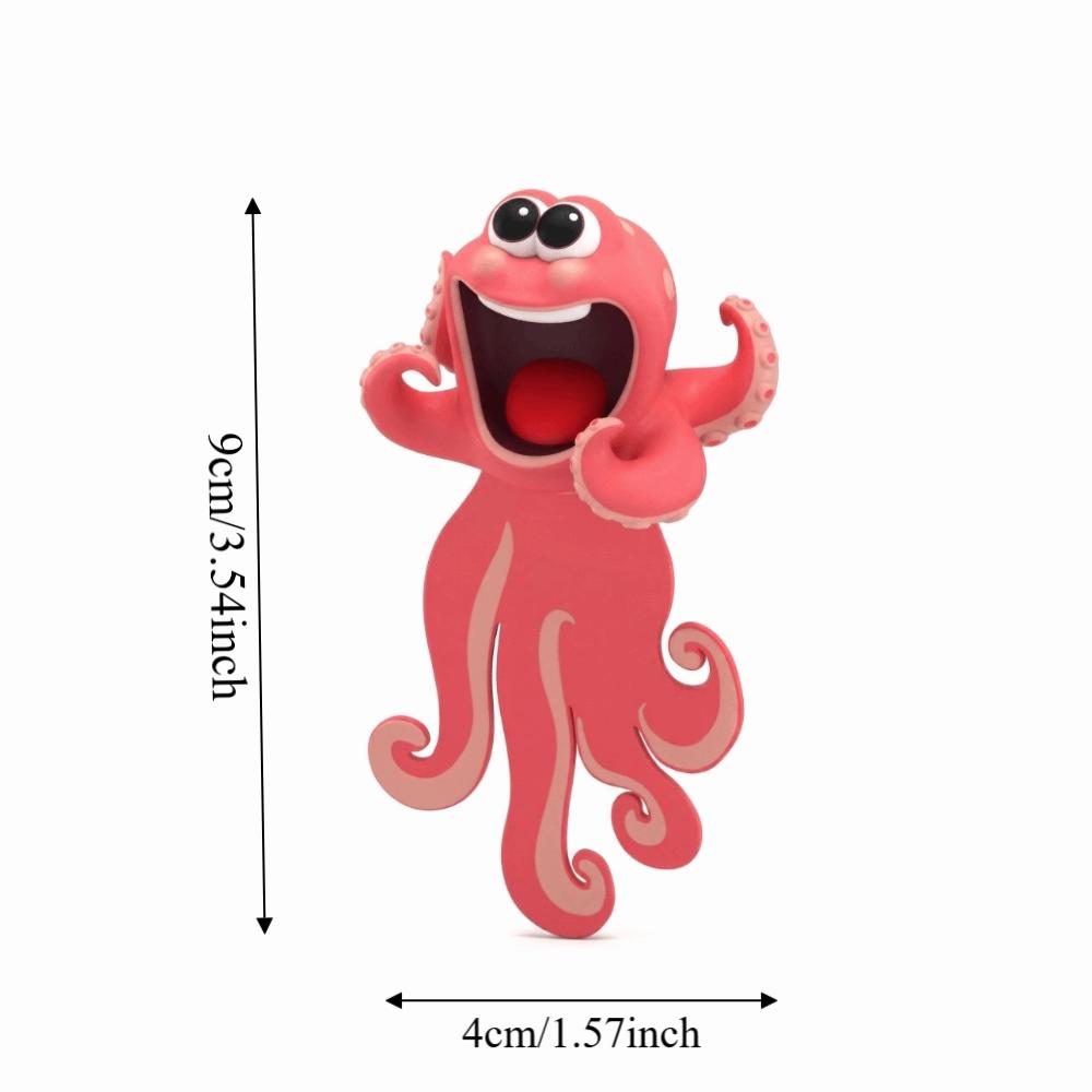 Soft PVC material Animal Bookmark 3D three-dimensional modeling PVC Bookmark Book reading marking