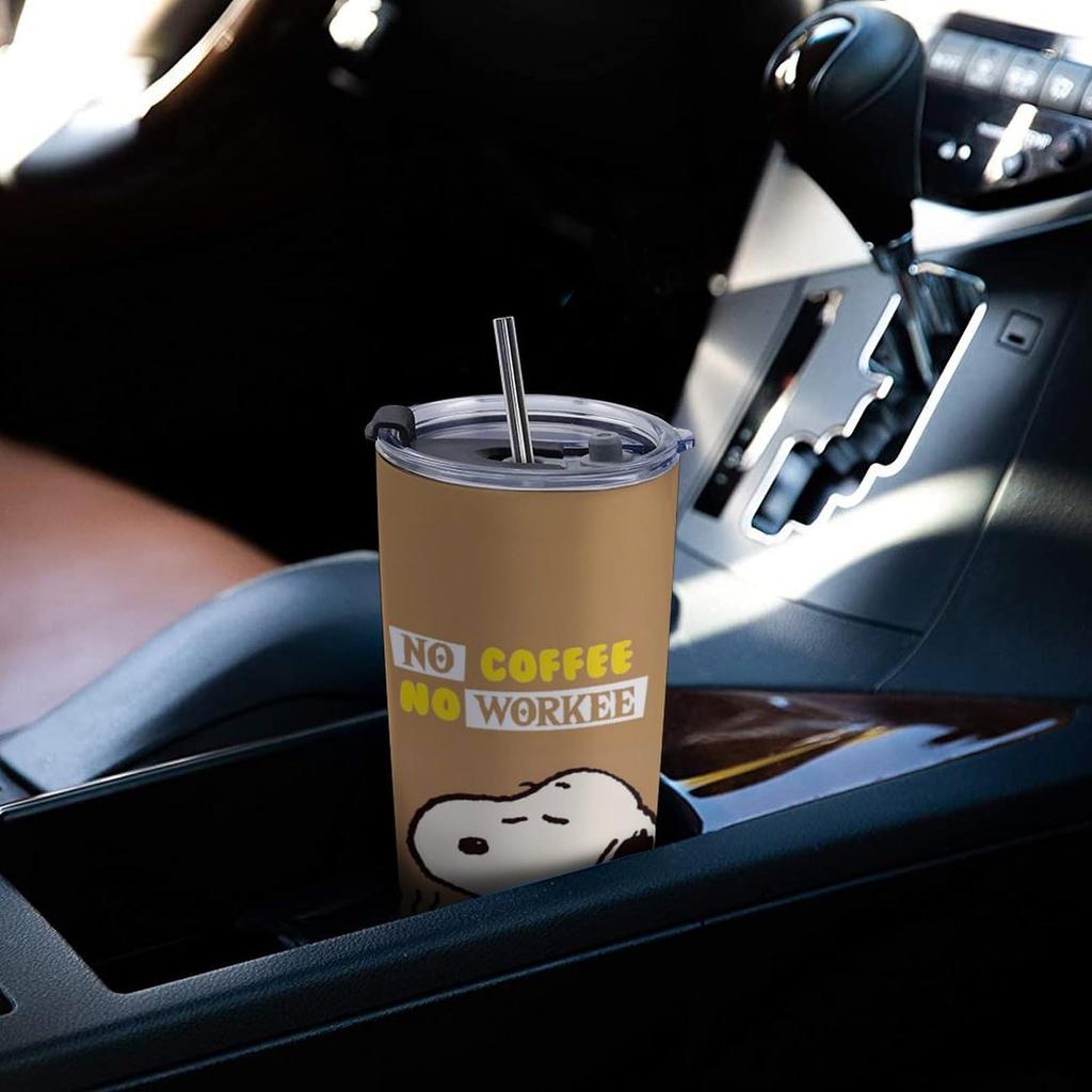 Snoopy Coffee Convenience Store Water Direct Stainless with Cute Character 600ml Tumbler, Mug, Cup, Cup, Insulated, Insulated, Bottle, Drinking,
