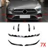 Voor Mercedes Benz A Klasse W177 A180 A200 A220 A35 AMG 2018+ Voorbumper Lip Spoiler Splitters Canards Vents