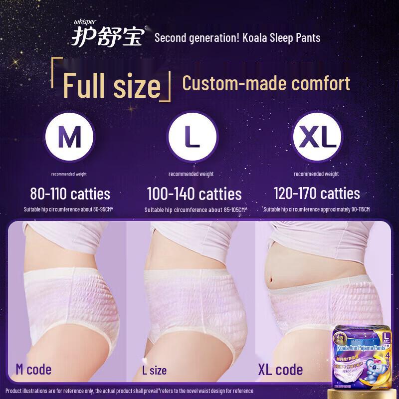 Whisper Koala Overnight Sanitary Pants