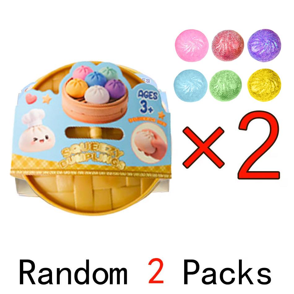 Favor Simulated Soft Dumpling Squishy Stress Ball Funny Squeezing Decompression Ball Squeeze Fidget Gift Creative Birthday Gifts
