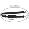 Computer Bag Strap Nylon For Men's Handbag Briefcase Crossbody Shoulder Belts Adjustable Long Bands Black