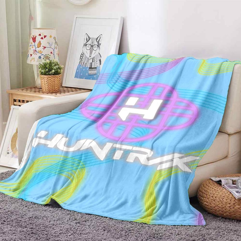 1PC Huntrix Logo Blanket Soft Warm All Season Throw for Sofa, Bed, Car, Office Vibrant Colorful Design, Durable & Cozy Gift