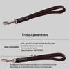 Genuine Leather Cowhide Dog Leash for Medium/Large Breeds - Retriever, Collie, Bulldog, Husky