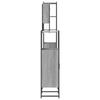 4 Piece Bathroom Furniture Set Grey Sonoma Wood Based Material