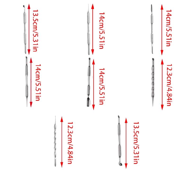 Metal Cuticle Remover Nail Cleaner Manicures and Pedicures Tool Cuticle Pusher
