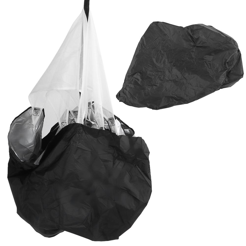 Training Resistance Parachute Power Umbrella Freeweight Running Strength Exercise Black