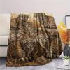 1PC Natural Decoration Print FlAannel Blanket, High quality Comfortable for All Seasons, Home Decor, Warmth and Comfort