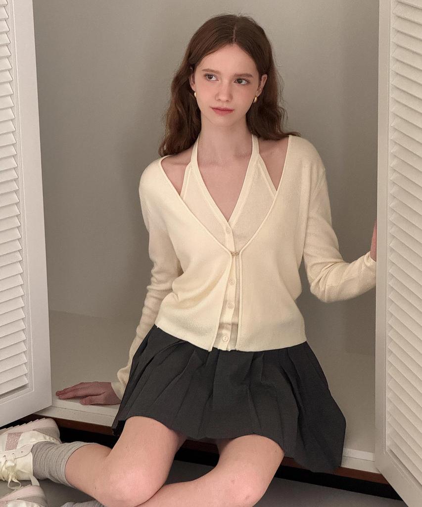 LAUTREDE MIN Rosy Halter Knit