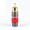 4 ks/šarže Monster Gold RCA Lotus Konektor Audio Signál Přenosný a Multifunkční Terminálový Konektor