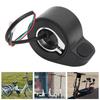 Manetka kciukowa do roweru elektrycznego, czarna, elastyczna, z wypukłymi paskami, akcelerator kciukowy palcowy do hulajnogi elektrycznej