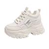 Versatile Platform Dad Shoes Women's Feet Small Height-increasing Shoes 2025 New Spring and Autumn Muffin Casual Sports Shoes